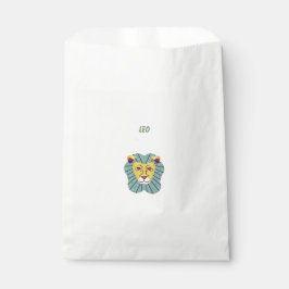 Bolsa De Papel Lindo Leo, zodiaco, impresión de signo estelar