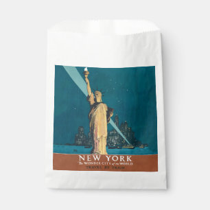 Bolsa De Papel Línea aérea de la ciudad de Nueva York para la lib