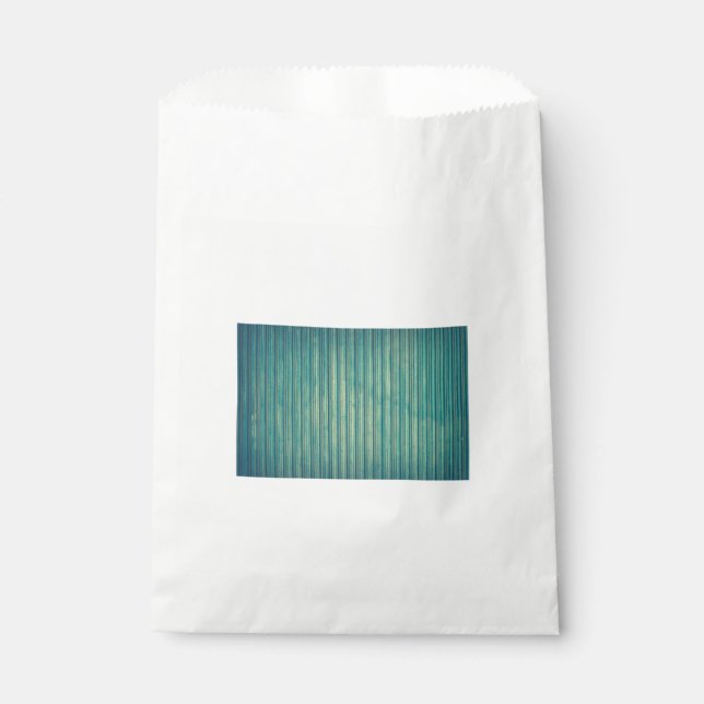 Bolsa De Papel Líneas azules rayadas (Anverso)