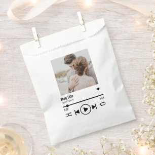 Bolsa De Papel Lista de canciones personalizadas para recién casa