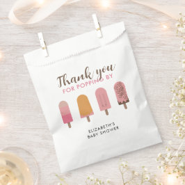 Bolsa De Papel Listo para mostrar Baby Shower Gracias