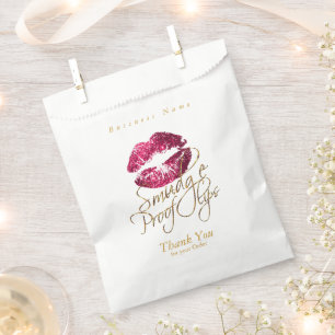 Bolsa De Papel Litros de prueba de lodo - Rosa caliente