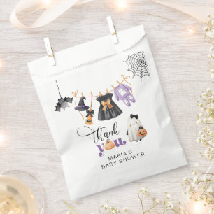 Bolsa De Papel Little Boo Clothesline baby ducha gracias