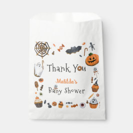 Bolsa De Papel Little Boo Halloween Baby Shower
