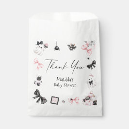 Bolsa De Papel Little Boo Halloween Chica Baby Shower