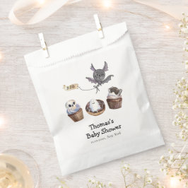 Bolsa De Papel Little Boo Halloween cupcake Baby Shower