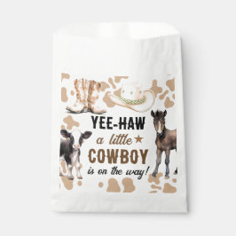 Bolsa De Papel Little Cowboy Rodeo Baby Shower