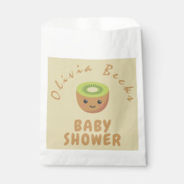 Bolsa De Papel Little Cutie Kiwi Baby Shower