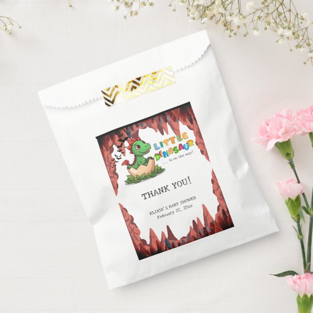 Bolsa De Papel Little Dinosaur Is on the Way (Sellado)