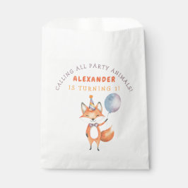 Bolsa De Papel Little Fox Birthday Party