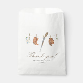 Bolsa De Papel Little Hunter Baby Shower Thank You