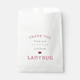 Bolsa De Papel Little Ladybug Baby Shower