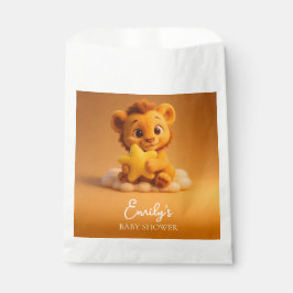 Bolsa De Papel Little Lion & Star - Baby Shower Gift Bag