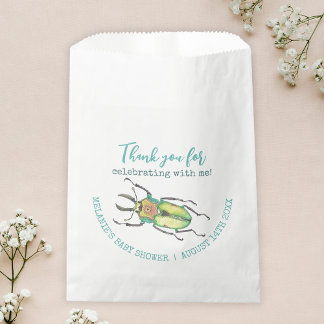 Bolsa De Papel Little Lovebug Baby Shower Gracias