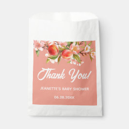 Bolsa De Papel Little Peach Floral Baby Shower