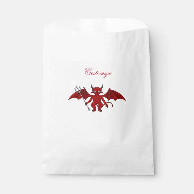 Bolsa De Papel Little Red Devil Thunder_Cove (Anverso)
