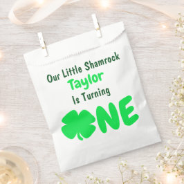 Bolsa De Papel Little Shamrock 1er cumpleaños