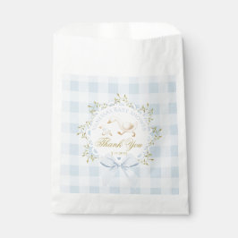 Bolsa De Papel Little Silly Goose Blue Baby Shower Thank you