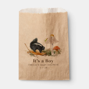 Bolsa De Papel Little Stinker Woodland Skunk Boy Baby Shower
