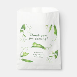 Bolsa De Papel Little Sweet Pea Baby Shower Thank You