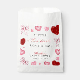 Bolsa De Papel Little Sweetheart Valentines Day Baby Shower