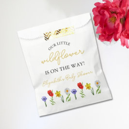 Bolsa De Papel Little Wildflower Baby Shower