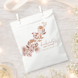 Bolsa De Papel Little Wildflower Boho | Baby Shower otoño