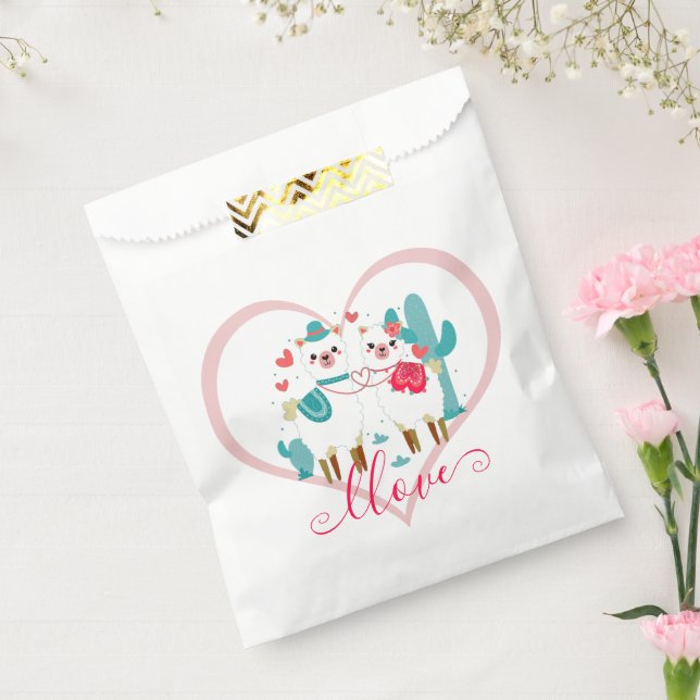 Bolsa De Papel Llama en amor  (Sellado)