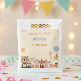 Bolsa De Papel Llamando a la fiesta de cumpleaños de todos los an