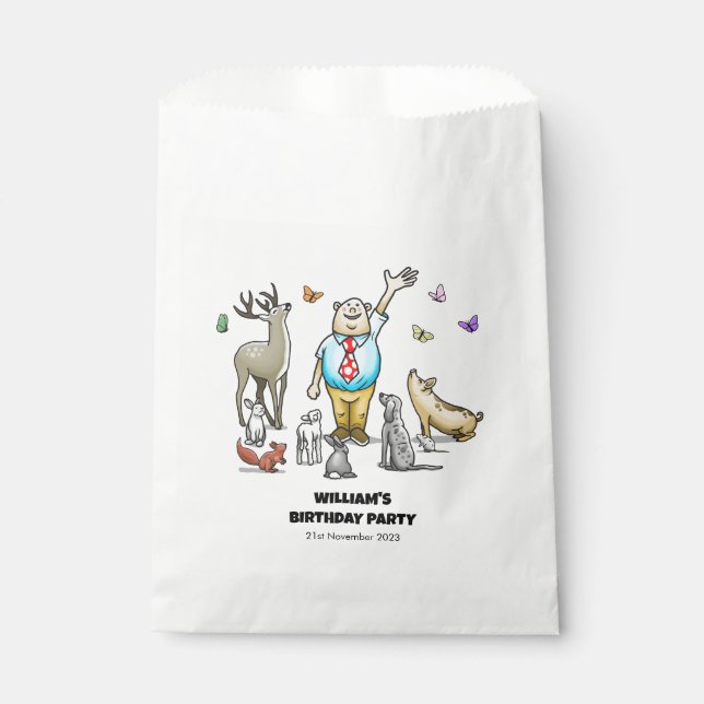 Bolsa De Papel Llamando a todos los animales (Anverso)