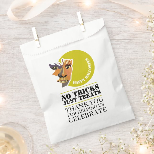 Bolsa De Papel Lobo lunar, fiesta de Halloween (Cortado)