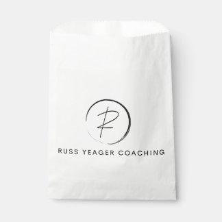 Bolsa De Papel Logo de firma de coaching de Russ Yeager