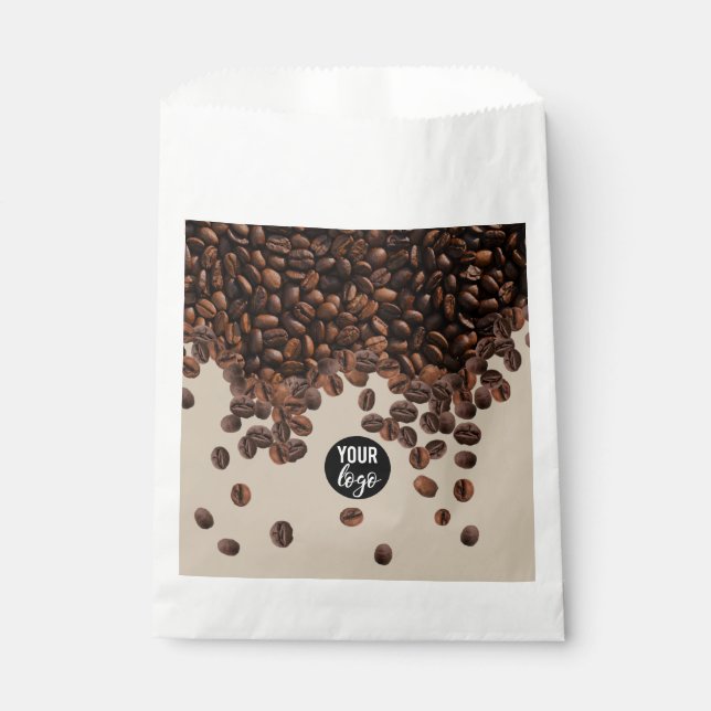 Bolsa De Papel Logo profesional de Coffee Beans (Anverso)