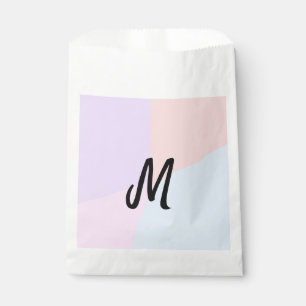 Bolsa De Papel logotipo de monograma minimalista simple personali