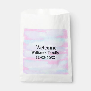 Bolsa De Papel logotipo de monograma mínimo simple personalizado
