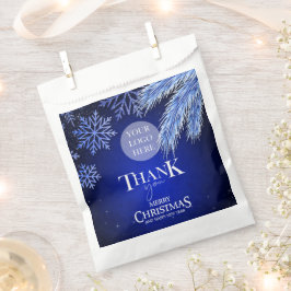 Bolsa De Papel Logotipo de Navidad Personalizado de la Empresa