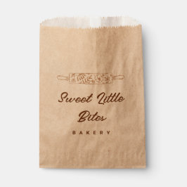 Bolsa De Papel Logotipo de Panadería Sweet Little Bites 