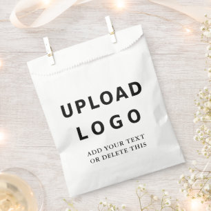 Bolsa De Papel Logotipo empresarial personalizado minimalista y e