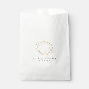Bolsa De Papel Logotipo mínimo y moderno de escrúpulos del diseña