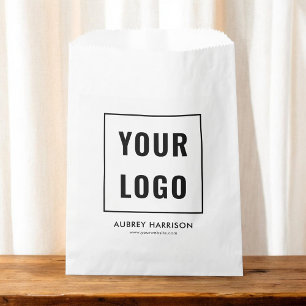 Bolsa De Papel Logotipo profesional simple