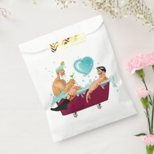 Bolsa De Papel Los dos hombres gay de SlipperyJoe aman la bañera