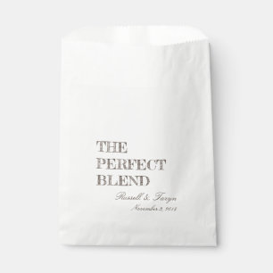 Bolsa De Papel Los favores perfectos del café de la mezcla,