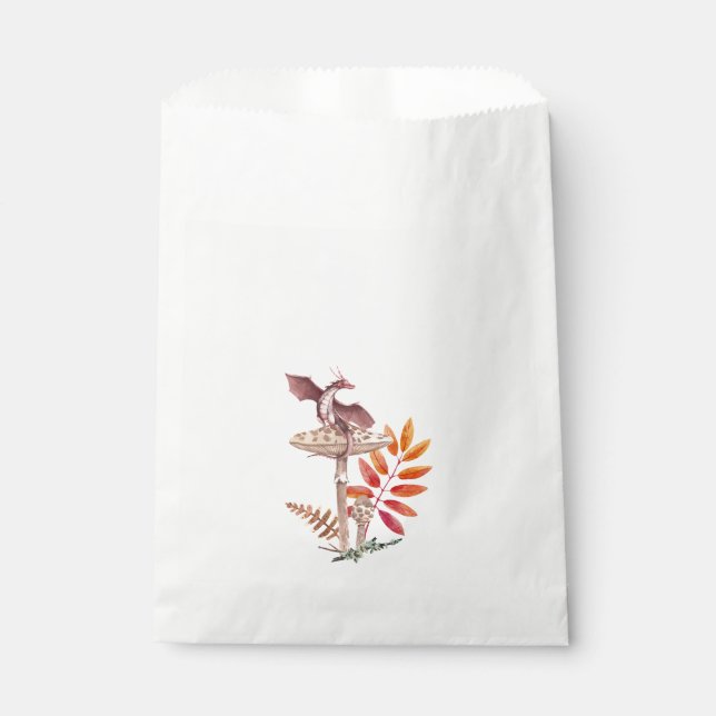 Bolsa De Papel Los hongos y los dragones de Magick favorecen las  (Anverso)