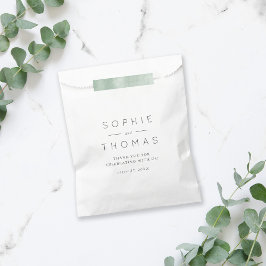 Bolsa De Papel Los nombres de las parejas clásicas modernas Graci