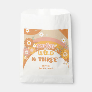 Bolsa De Papel Los retro groovys jóvenes salvajes y tres se toman