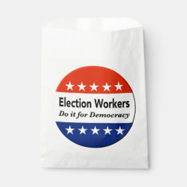 Bolsa De Papel Los trabajadores electorales lo hacen por la democ
