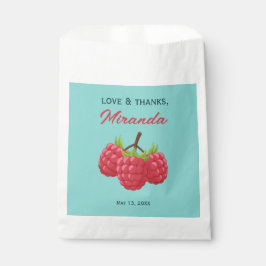 Bolsa De Papel Love and Thanks Raspberry Custom 