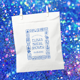 Bolsa De Papel LoveNotes de Sea Modern PERSONALIZADO Bridal Showe