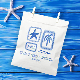 Bolsa De Papel LoveNotes from Sea Cute Beach PERSONALIZADO Bridal