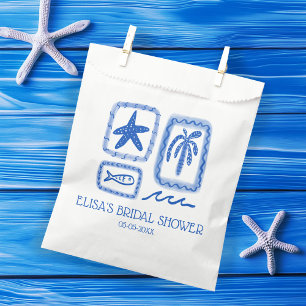 Bolsa De Papel LoveNotes from Sea Cute Beach PERSONALIZADO Bridal
